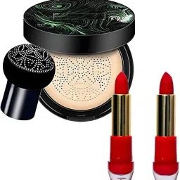 Combo of Face Powder Foundation and 2 Lipstick-image-54
