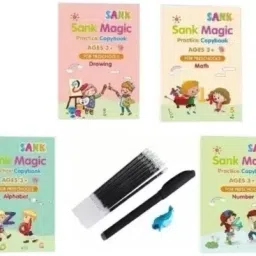 Magic Practice Copybook, (4 BOOK + 10 REFILL) Tracing Book 365-image-91