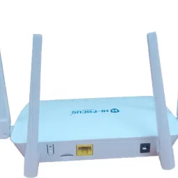 HI-FOCUS 4G WIFI ROUTER SUPPORT ALL NETWORK 4G/3G/2G SIMCARDS WITH 4 ANTENAA HF-R1104T- 4G Router 2.4 GHz 150 Mbps Wifi Speed Tri Band Internal & External Antenna MiFi (Sim Based) image 3