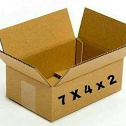 Corrugated Cardboard, Craft Paper, Paper Square Box Packaging Material, 7X4X2.5 Inch Packaging Box-image-79