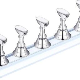 Grey Acrylic Nail Display Stand Nail Practice Holder-image-34
