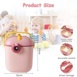 elephantboat 550ML Baby Formula Dispenser with Scoop and Leveller, Foodgrade PP Double Layer - PP material image 2