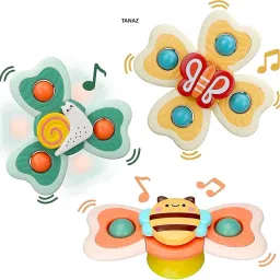 wind spinner Suction Cup Spinning Toy 3PCS Children Spinner Toys,glass Sucker-24