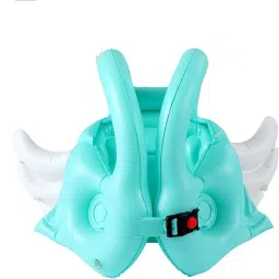 Angel Swim Vest Portable Inflatable Jackets Pool Floats Swimming Ring with Adjustable Safety Buckle Double Surround Air Bag | Multi Color | M Size Swim Floatation Belt-picture-1