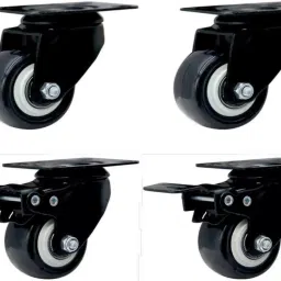 Polyurethane PU Swivel Caster Wheels with 360 Degree Top Plate, 2 Inch Swivel Furniture Caster-image-59