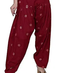 Pure Cotton Printed Women ["Maroon"] Salwar-image-7
