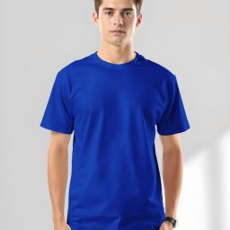 Men Graphic Print Round Neck Pure Cotton Black T-Shirt-image-46