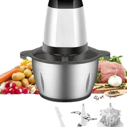 Big Bowl Kitchen Chopper – 3 Litre Steel with 2-Button Control Wet Grinder-picture-22