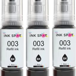 Inkspot 003L3110,L3100,L3115,L4150,L5190,L6160,L6170 Black Ink Bottle-15