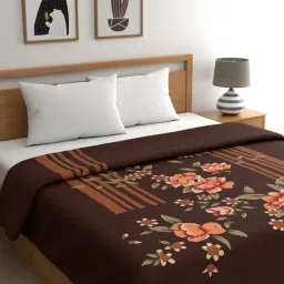 Floral Double Mink Blanket for Heavy Winter-image-44