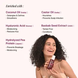 bare anatomy Curl Intensifying Leave In Conditioner Cream | Deeply Conditions Hair image 4