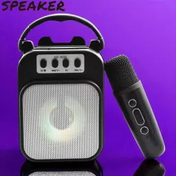 Nilesawar A41 Wireless Karaoke Mic with Bluetooth Speaker – Portable Singing System 5 W Bluetooth Speaker-image-96