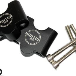 Hunter 350 Premium Bike Handle Riser / Handlebar Height Raiser Clamps Handlebar Riser Kit-15