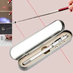 jazam 5 In 1 Multipurpose Gadget With Torch, Laser Pointer, Magnet,Pen In Gift Box A2 image 2