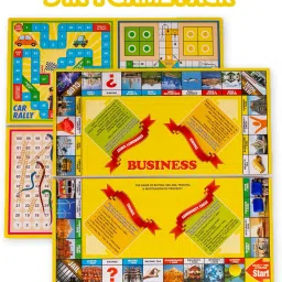 ratnas Water Proof Business 5 in 1 with Notes, Enhace dealing skills (1233) Party & Fun Board Game image 2