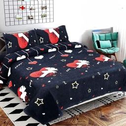 240 TC Cotton Double Printed Flat Bedsheet-image-33