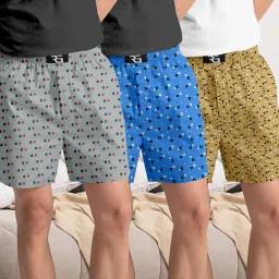 Pack of 3 Self Design Men Boxer-15
