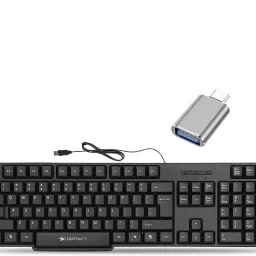 TagVin Wired K20 Keyboard, C OTG (Set of 2). Combo Set-19