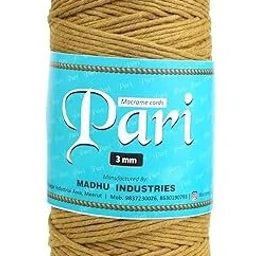 Dori Thread | 3mm Single Strand | Golden Mustard | 200-250 Metres | 1kg Spool-image-40