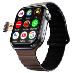 FIRE-BOLTT Dream Wi-Fi+4G SIM Android OS Wristphone (51.3mm HD Display, In-built GPS, Irish Glam Strap)-11