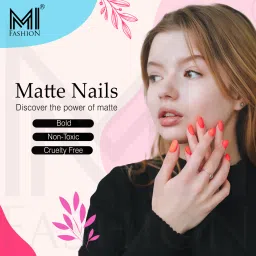 mi fashion Step Up Your Nail Game With Matte Polish Of Every Season Wine,Purple image 3