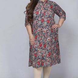 Women Printed Pure Cotton A-line Kurta-14