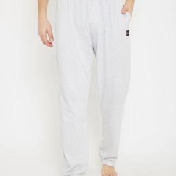 Men Solid White Track Pants-image-33