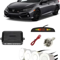 PKNA0157 White Car Reverse Parking Sensor with LED Display 4 Sensor PKNA0157 Parking Sensor-27