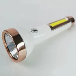 jy-super W 2 in 1 Strong LED COB Light with 2 mode Action 8hrs Continuous Working Power Torch image 5