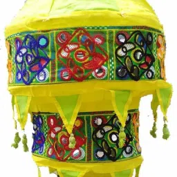 Multicolor Cloth Hanging Lantern-12
