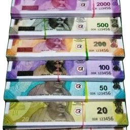 Combo (33 Each x 7=231 Nakli Note) Playing Indian Currency Notes for Fun Paper Kids churan wale Note (( Nakli Note-10,20,50,100,200,500,2000 )) Nakli Indian Notes Gag Toy Fake Note Gag Toy (Multicolor) Kids fack India Currency Notes Gag Toy-13