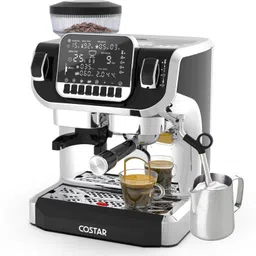 costar Professional Espresso Machine with Grinding & Frothing 10 Cups Coffee Maker-picture-16