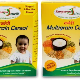 Multigrain Cereal Stage-1 and Multigrain Cereal stage-1 , 400 Grams (Combo of 2) Cereal-12