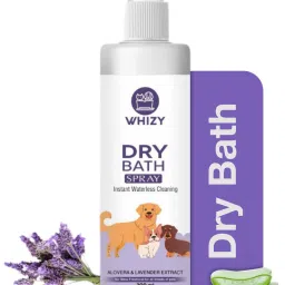 Dry Bath Spray , Waterless cleaner For Dogs and cats , Itch-Relief Formula Anti-Bacterial Lavender Dog, Cat Shampoo-image-34