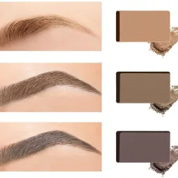 thristygirl Eyebrow Drawing Palette 3 Shades Smudgeproof Eyebrow Palette 7.2 g image 2