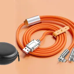 POZUB Multiple Port Cable 3in1 Fast Charging Data Cable 120W Mobile Cable+Carry Pouch Charging Pad-31