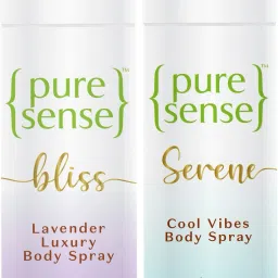 Body Spray Combo (Serene Cool Vibes + Bliss Lavender Luxury) Deodorant Spray-For Women-image-2