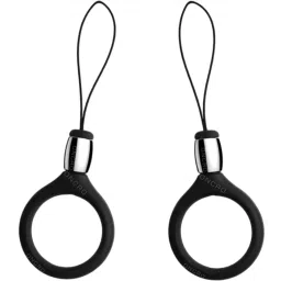ONCRO Soft Silicone Round charm Keychain Finger Ring for Mobile Phones holder Hanging Phone Charm-picture-0
