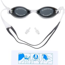Swimming Anti fog goggle eye safety glasses Adjustable Silicon for Kids & Adults-image-38