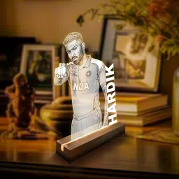 unique miniature Hardik Pandya Themed LED Table Lamp Table Lamp image 5