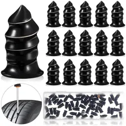 40 Pcs Tire Repair Nails Black Tire Repair Rubber Screws Soft Rubber Screw Tubeless Tyre Puncture Repair Kit-image-21