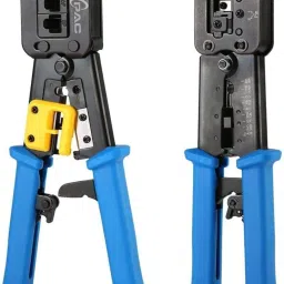 RJ45 Crimp Pass-Through Cat5 Cat5e Cat6 Heavy Duty Crimping Tool Superb Manual Hydraulic Crimper-23