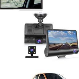 maties 4inch 3Way Car DVR Camera 1080P Video Recorder Cameras 149 Black LCD-picture-30