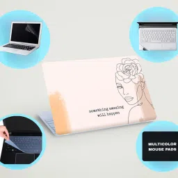 SDM 5IN1LAPTOPSKIN,SCREEN&KEYGAURD PROTECTOR,TRACKPAD,MOUSEPAD15.6INCH634 Combo Set-picture-1