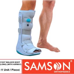 Foot Walker Boot (Long) with Airway: Full Protection & Rigid Immobilization (S) Foot Support-image-5