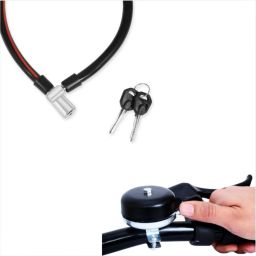 Ultra Sound Bicycle Stainless steel Bell with Anti Theft Lock Combo Bell-23
