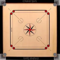 20 × 20 inch with 1.5 inch Frame 4 mm Ply with Free Coins Striker 50.8 cm Carrom Board-picture-8
