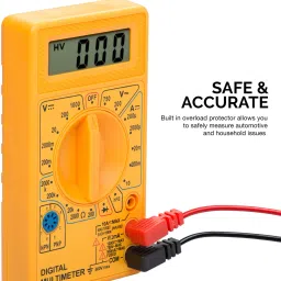 yogi-tech AC DC Measuring Voltage Current (not for professional use) Digital Multimeter image 2