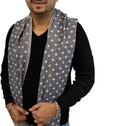 LOCAL STYL Polka Print Men Muffler-75