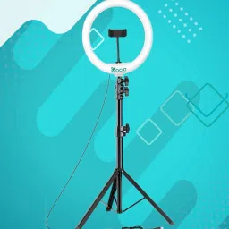 JAMMY ZONES 10“ Ring light stand with tripod kit for live video and event shooting Tripod, Tripod Kit-19